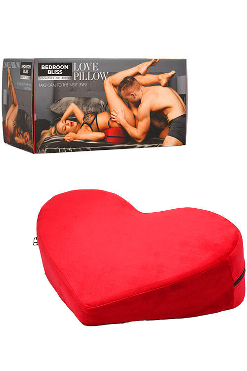Bedroom Bliss Love Pillow 18.25" Heart Shaped Position Pillow
