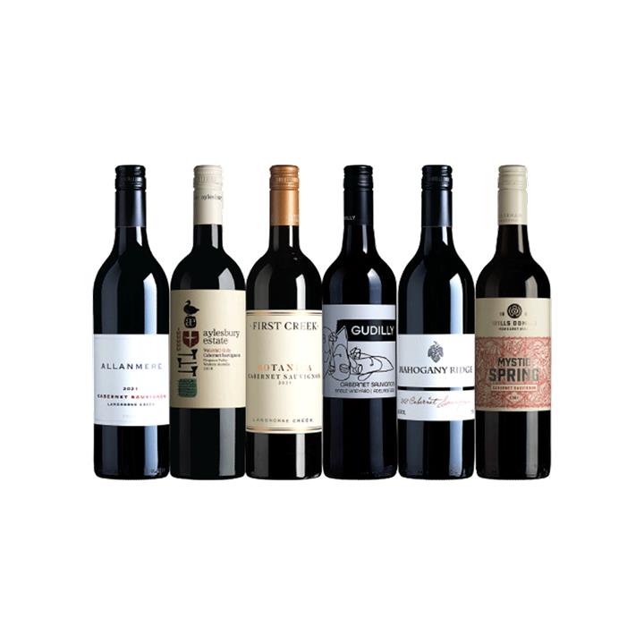 Sumptuous Cabernet Sauvignon 6-Pack, Australia multi-regional Cabernet Sauvignon Wine Pack, Wine Selectors