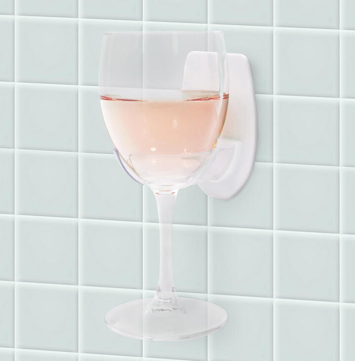 Bathroom Wine Glass Holder