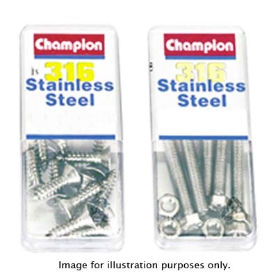 Champion 316 Nyloc Nuts 1 / 4in