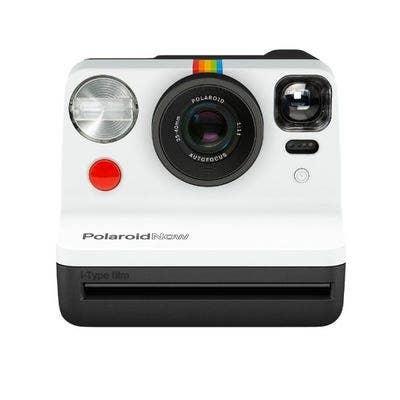 Polaroid Now - Black & White i-Type Instant Camera w/BONUS Film (8 Exposures)
