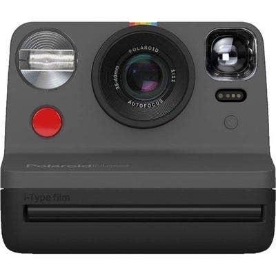 Polaroid Now - Black i-Type Instant Camera w/BONUS Film (8 Exposures)