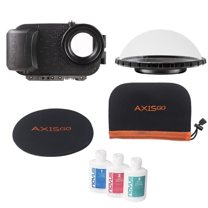 AquaTech AxisGO 11 Pro Max Over Under KIT Water Housing - Deep Black