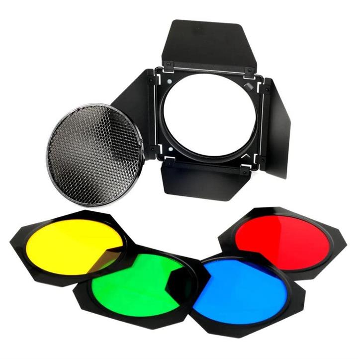 Godox Barndoor with Grid & Colour Filter Set fits AD300/400PRO ONLY
