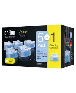 Braun Clean & Renew Cartridge Refills 6 Pack