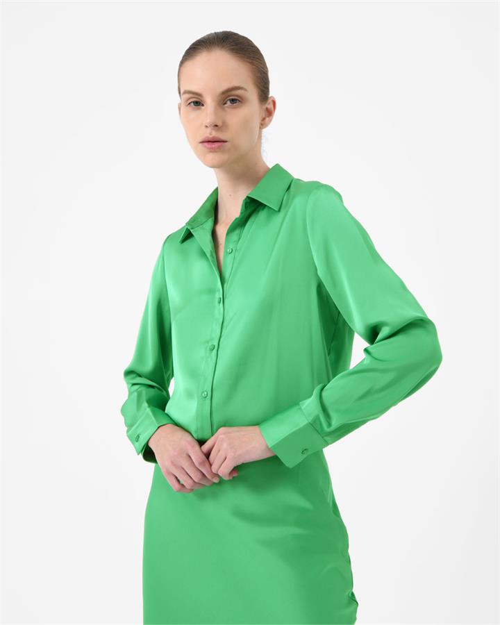 Coco Loose Fit Satin Blouse