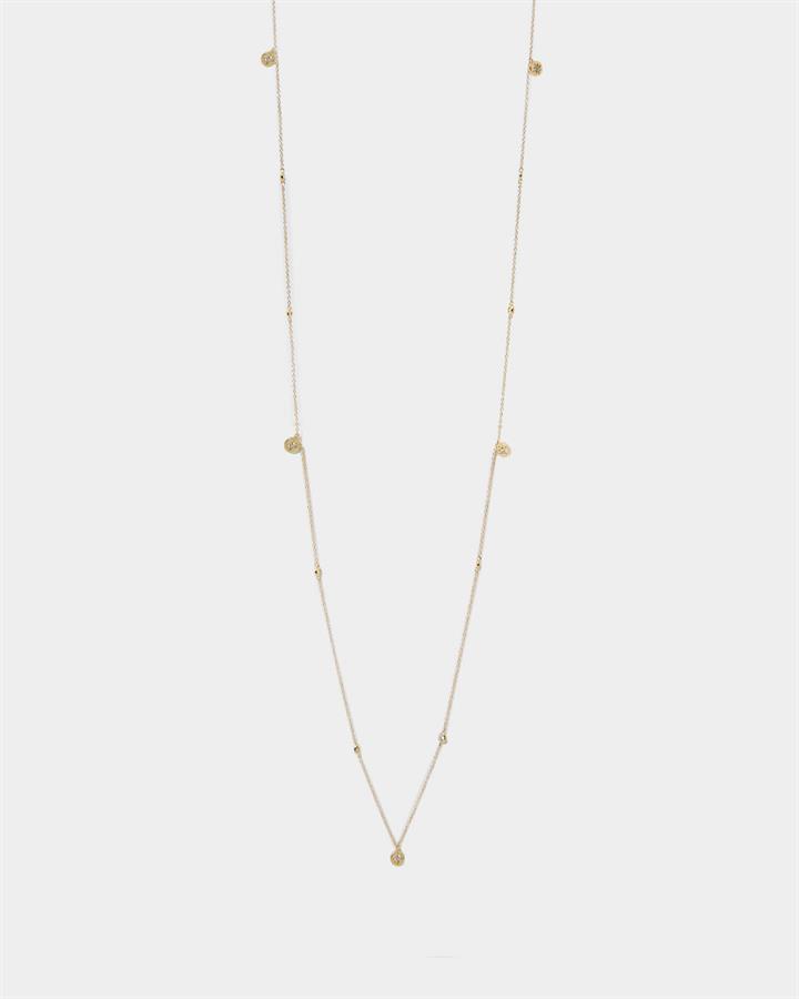 Harlie 16k Gold Long Necklace