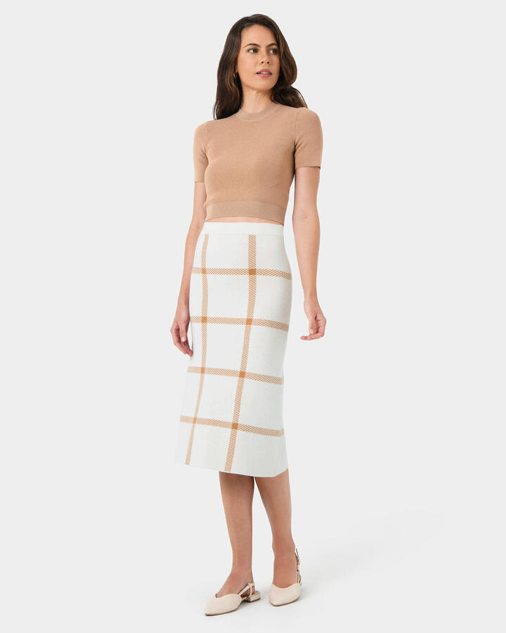 Evia Midi Knit Skirt