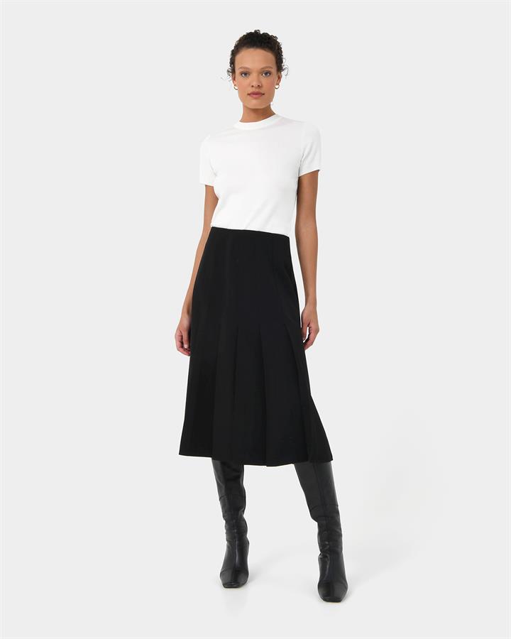 Eloisa Pleated Midi Skirt