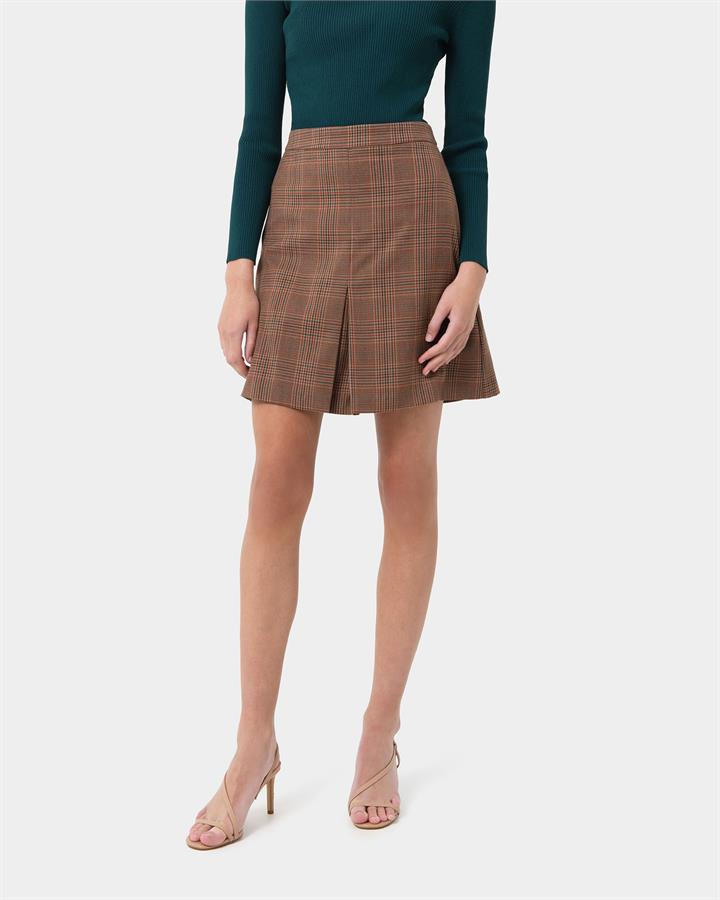 Harlowe Check Mini Skirt