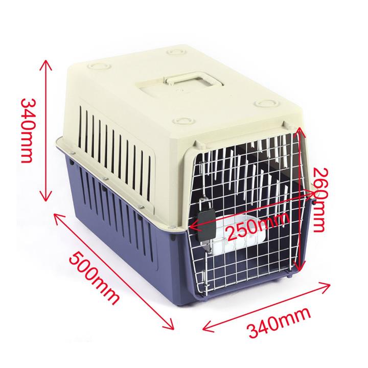Petset Dog and Cat Pet Carrier Crate Small (Blue)