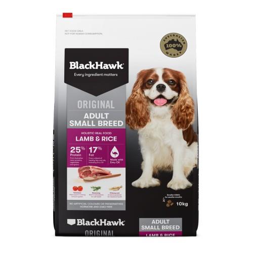 Black Hawk Dog Food Small Breed Adult Lamb and Rice 10kg