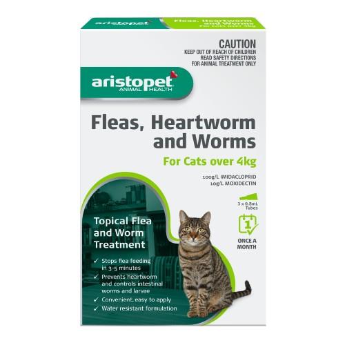 Aristopet Spot-on Treatment for Cats over 4kg 3 pack