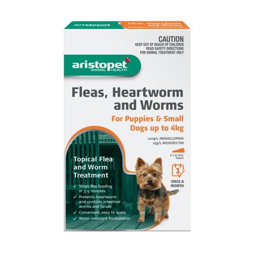 Aristopet Spot-on Treatment for Puppies and Small Dogs up to 4kg 3...