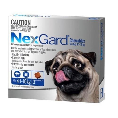 NexGard Small 4-10kg Blue 3 pack