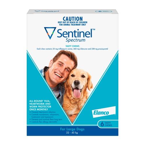 Sentinel Spectrum Chews Large Blue 6 pack
