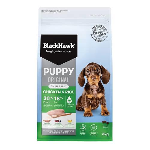 Black Hawk Dog Food Puppy Small Breed Chicken and Rice 3kg