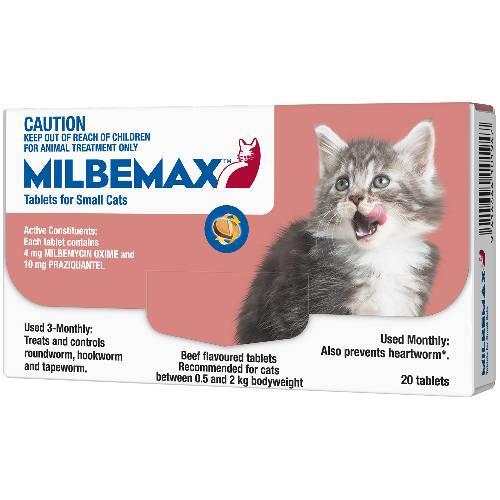 Milbemax Allwormer Cat Over 2kg 20 tablets