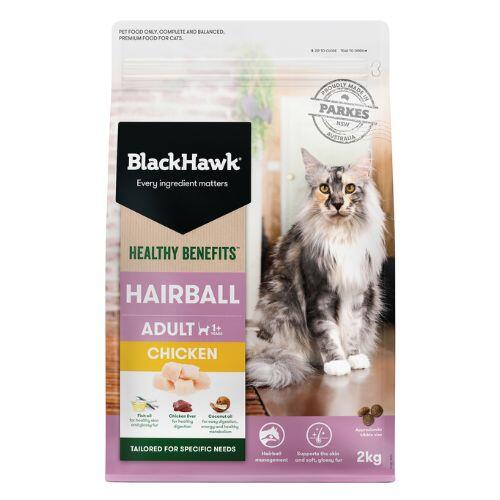 Black Hawk Adult Cat Healthy Benefits Hairball 2kg