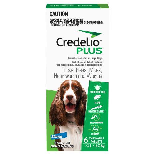 Credelio Plus Large Dog 11-22kg 6 pack
