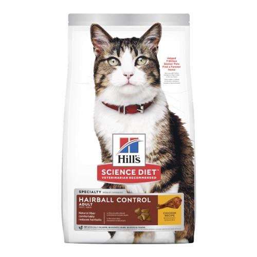 Hills Science Diet Adult Hairball Control Dry Cat Food 4kg
