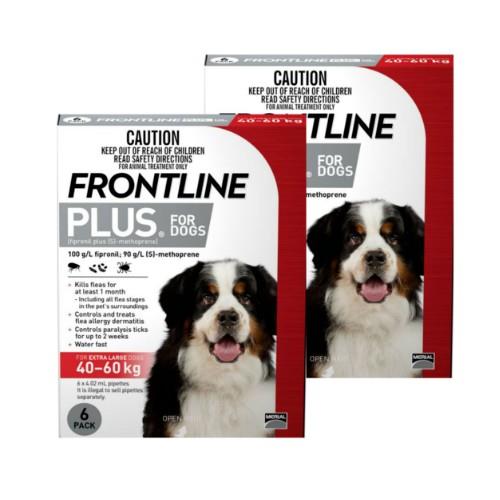 Frontline Plus Extra Large 40-60kg Red 12 pack