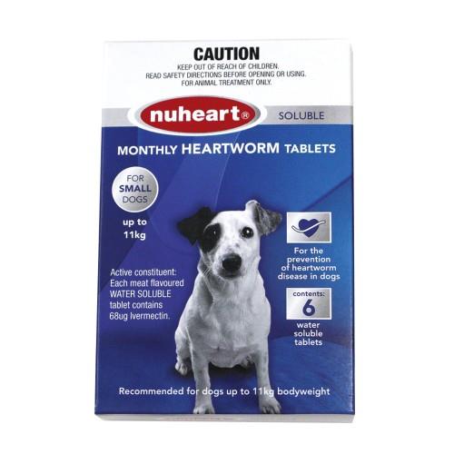 Nuheart Small Dog Under 11kg Blue 6 pack