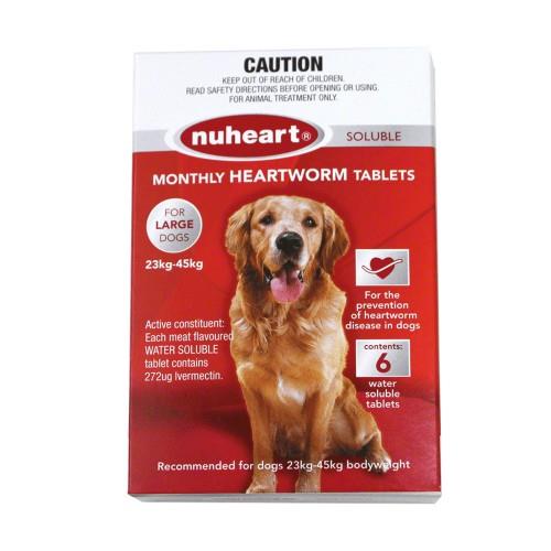 Nuheart Large Dog 23-45kg Red 6 pack