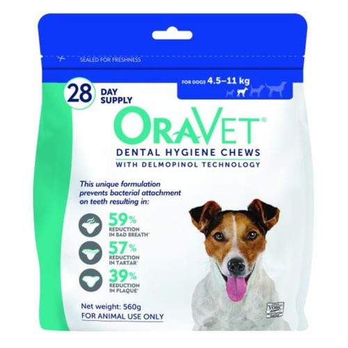 Oravet Dental Chews Small 4.5-11kg 28 chews