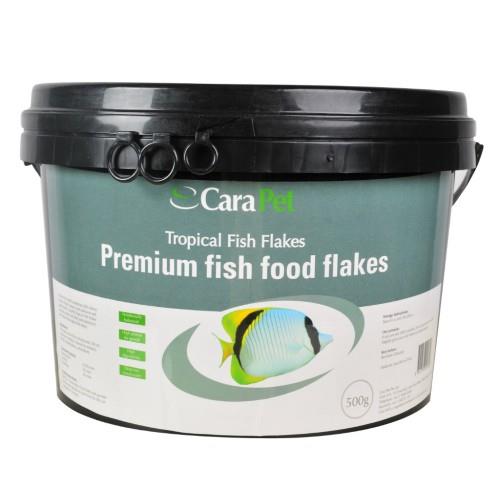 Cara Pet Tropical Fish Food Flakes Bulk Pack 500g