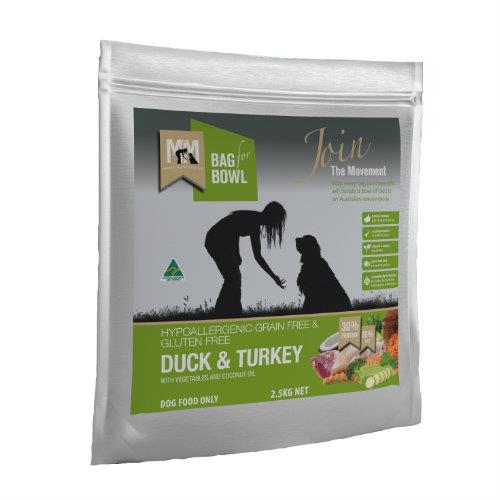 Meals for Mutts Grain Free Duck and Turkey 2.5kg