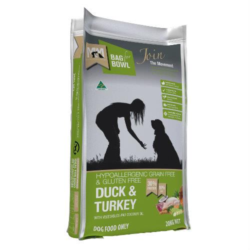 Meals for Mutts Grain Free Duck and Turkey 20kg