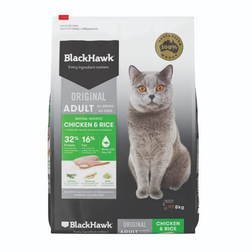Black Hawk Adult Cat Chicken and Rice 8kg