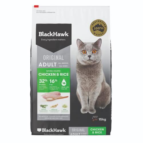 Black Hawk Adult Cat Chicken and Rice 15kg