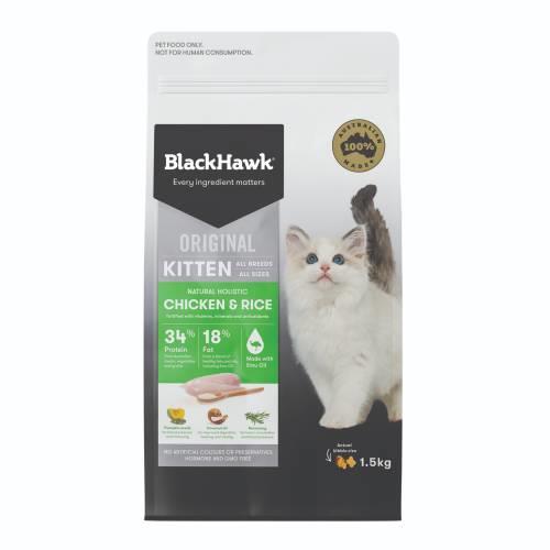Black Hawk Kitten Original Chicken and Rice 1.5kg