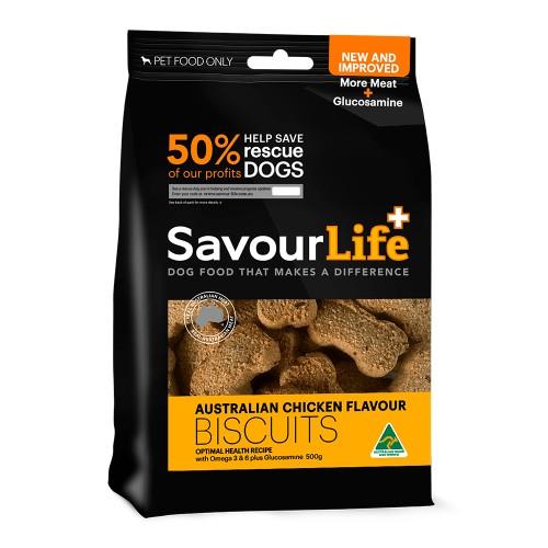 Savour Life Natural Treats Australian Chicken Flavour Biscuits 500g