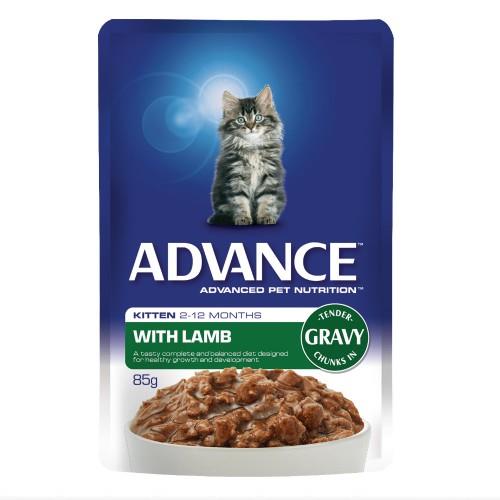 Advance Kitten Lamb in Gravy 12x85g