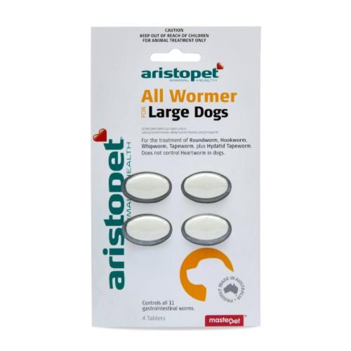 Aristopet All Wormer Large Dogs 4 pack