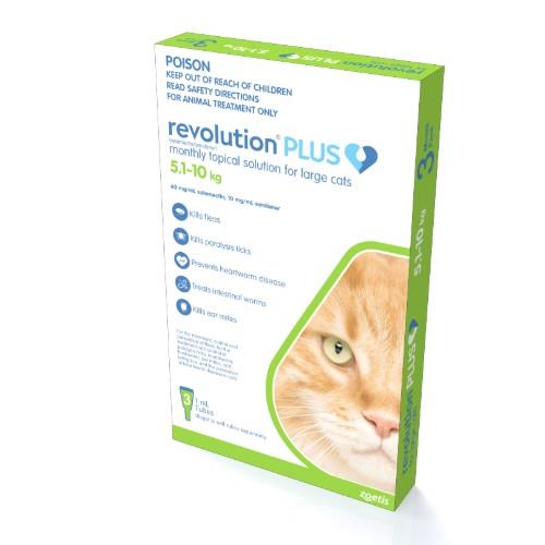 Revolution Plus Large Cat 5.1-10kg 3 pack