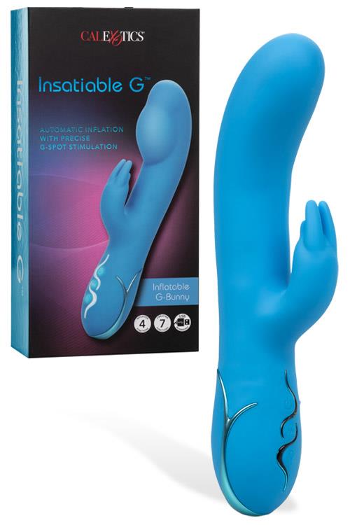 California Exotic 8.25" Inflatable G Spot Rabbit Vibrator