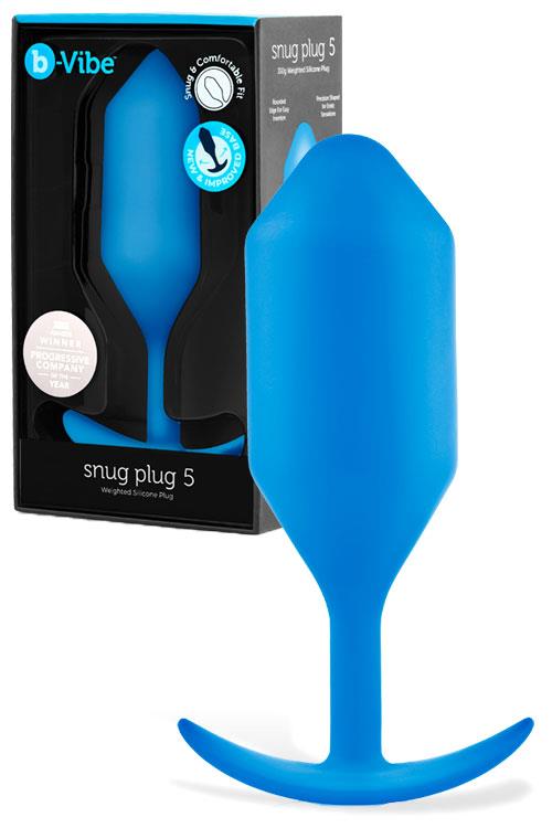 B-Vibe Snug Plug 5 5.9" Weighted Butt Plug