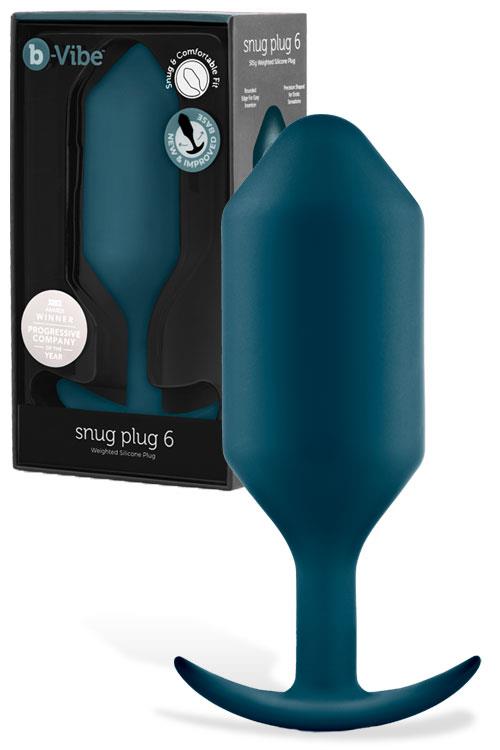 B-Vibe Snug Plug 6 6.3" Weighted Butt Plug