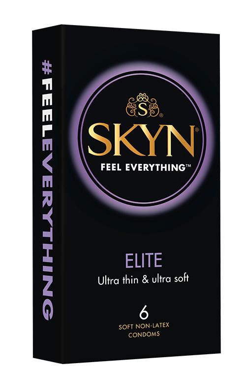 Skyn Elite 6 Pack Ultra Thin, Ultra Soft Non Latex Condoms