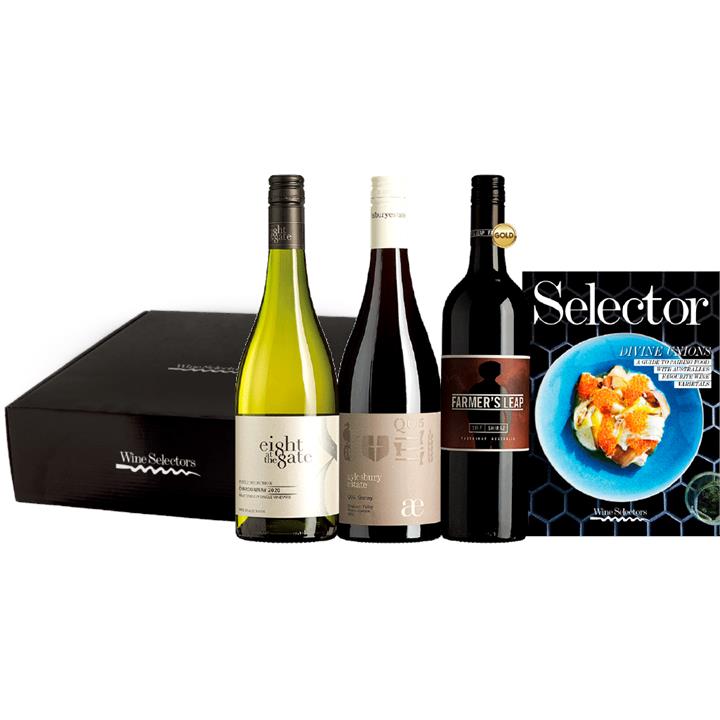 Gourmet Goodness Mixed Gift Pack Plus Selector Recipe Guide, Australia multi-regional Mixed Red and White Wine Pack, Wine Selectors