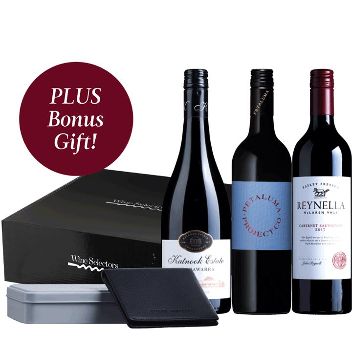 Big Reds Triple Pack Plus Bonus, Australia multi-regional Mixed Red Wine Pack, Wine Selectors