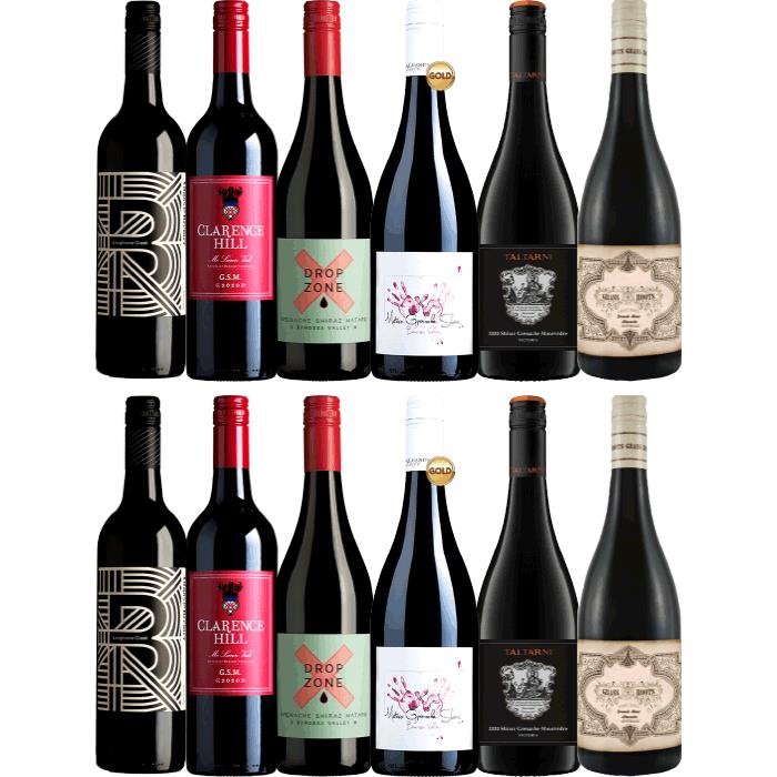 Grenache Blends Dozen, Australia multi-regional Grenache Blend Wine Case, Wine Selectors