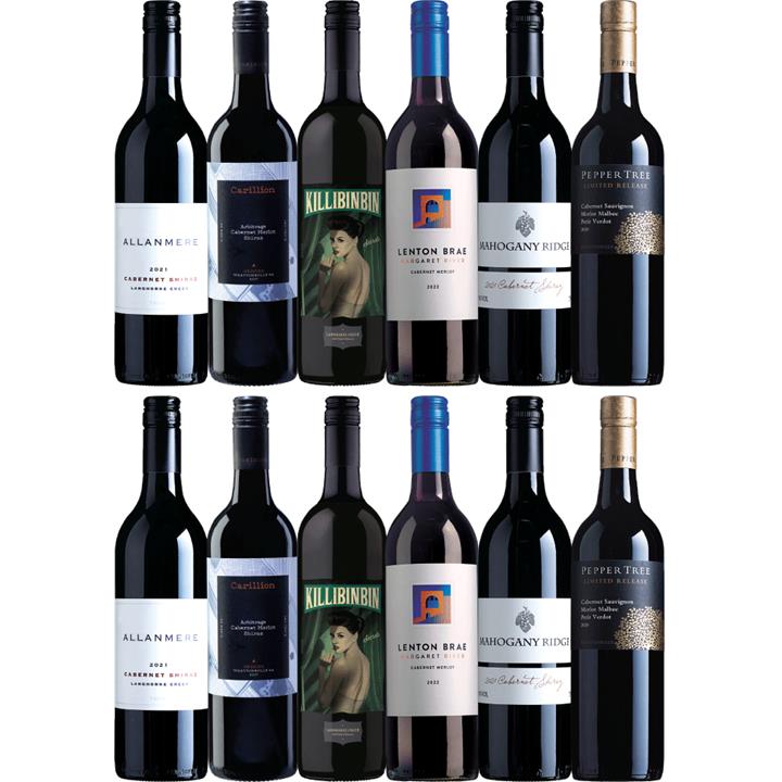 Classic Cabernet Blends Dozen, Australia multi-regional Cabernet Blend Wine Case, Wine Selectors