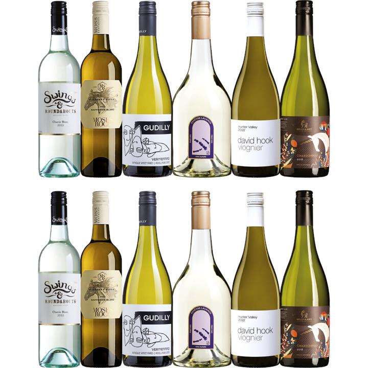 Co-Chair's Corner: Emerging & Classics White Dozen, Australia multi-regional Mixed White Wine Case, Wine Selectors