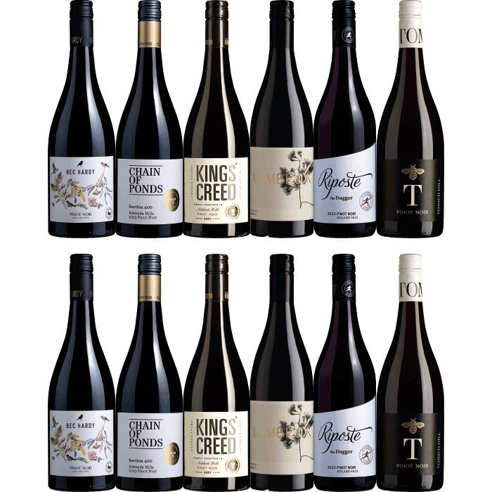 Adelaide Hills Pinot Noir Dozen, Adelaide Hills Pinot Noir Wine Case, Wine Selectors