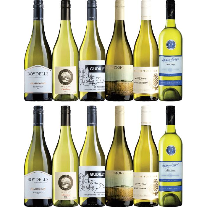 Richer Style Chardonnay Dozen, Australia multi-regional Chardonnay Wine Case, Wine Selectors